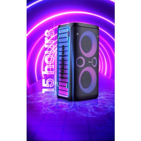 Hisense Party Rocker One Plus 2.0 Bluetooth hangszóró+2db mikrofon