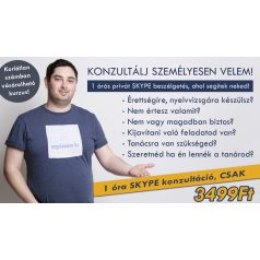   AngolVelem - 1 órás privát Online videós konzultáció Skypon