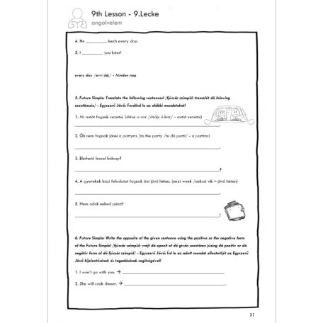 AngolVelem - Alapfokú online videós angol kurzus, tankönyvvel és munkafüzettel