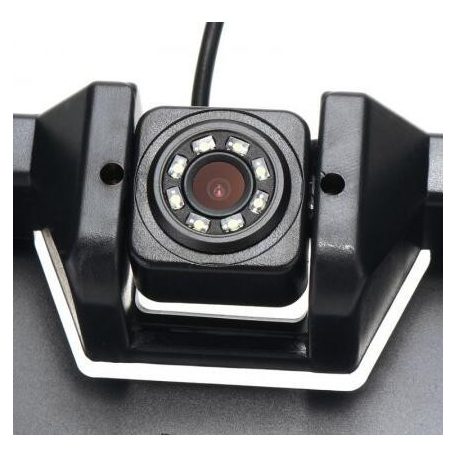 Autós tolatókamerás rendszámtábla keret, vízálló extra ledekkel (BG482-2)