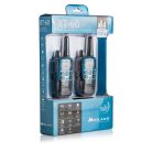 Midland XT60, 10km-es, akkumulátoros adó-vevő, dokkolóval, headsettel (C1179)