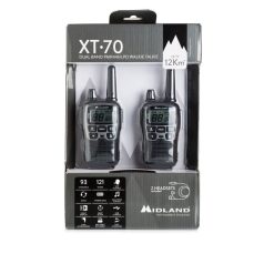   Midland XT70, 12km-es, akkumulátoros adó-vevő, dokkolóval, headsettel (C1180)
