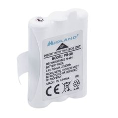   Tartalék akkumulátor, Midland XT50 és XT60-as adó-vevő készülékhez (C1300)