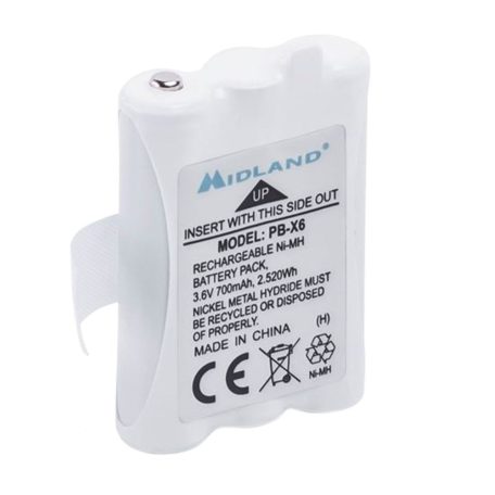 Tartalék akkumulátor, Midland XT50 és XT60-as adó-vevő készülékhez (C1300)