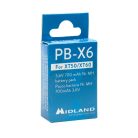 Tartalék akkumulátor, Midland XT50 és XT60-as adó-vevő készülékhez (C1300)