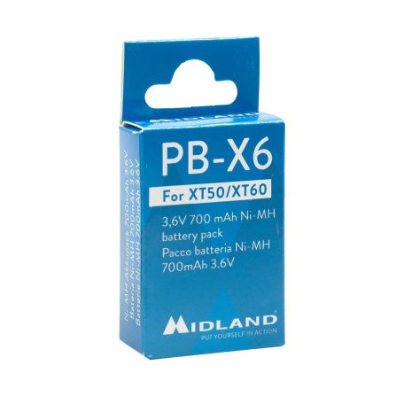 Tartalék akkumulátor, Midland XT50 és XT60-as adó-vevő készülékhez (C1300)
