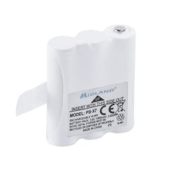   Tartalék akkumulátor, Midland XT70-es adó-vevő készülékhez (C1301)