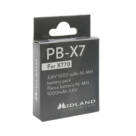 Tartalék akkumulátor, Midland XT70-es adó-vevő készülékhez (C1301)