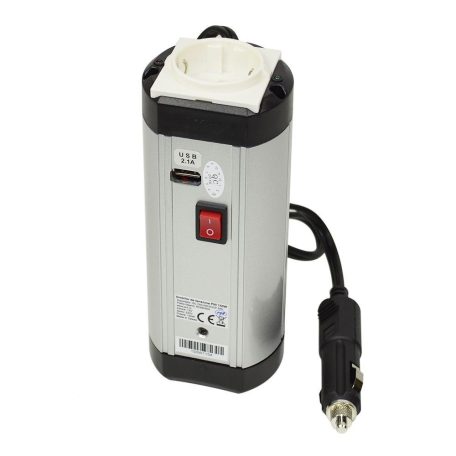 PNI Kis teljesítményű inverter 10-15V->220V (PNI-150WUSB12)