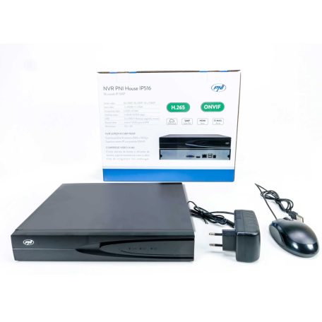 PNI Ip rögzítő, NVR, max. 16db 5.0Mp-es kamerához (PNI-1920P)