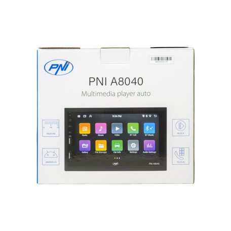 PNI 2 dines, Androidos, GPS modulos, érintő kijelzős Mp5 Bluetooth lejátszó (PNI-A8040)
