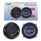 PNI Kamionos/autós Bluetooth autórádió RDS-el, 12-24V + 13cm-es 3 utas hangszórópár (PNI-AK003)