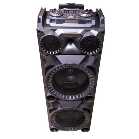 PNI Hordozható, akkumulátoros, 200W, aktív PartyBOX hangfal és médialejátszó, karaokee mikrofonokkal (PNI-BT160)