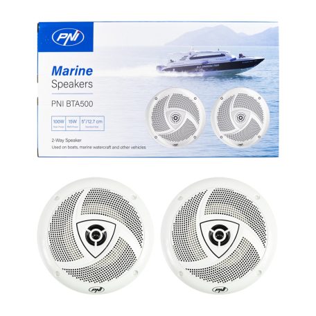 PNI 13cm-es, 2 utas hajó hangszóró, 4Ohm, 100W (PNI-BTA500)