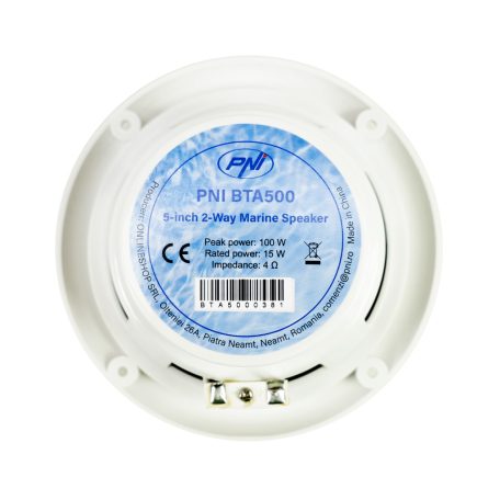 PNI 13cm-es, 2 utas hajó hangszóró, 4Ohm, 100W (PNI-BTA500)