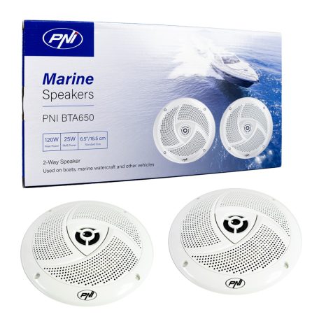 PNI 16.5cm-es, 2 utas hajó hangszóró, 4Ohm, 120W (PNI-BTA650)