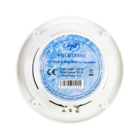 PNI 16.5cm-es, 2 utas hajó hangszóró, 4Ohm, 120W (PNI-BTA650)