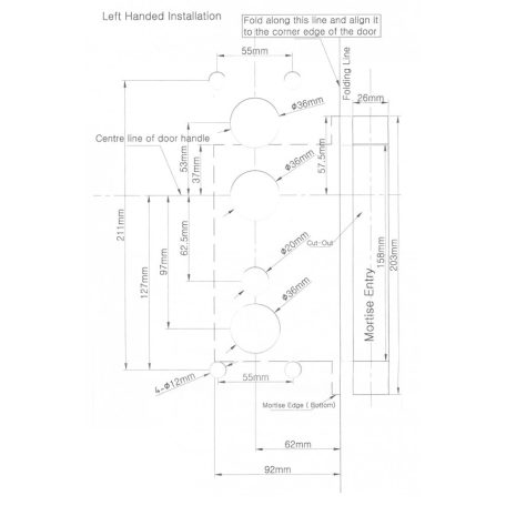 PNI Szállodai beléptető ajtózár, kártyaolvasóval (PNI-CH2000RG)
