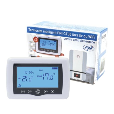 PNI Intelligens WiFi-s termosztát beltéri vezérlővel (PNI-CT10)