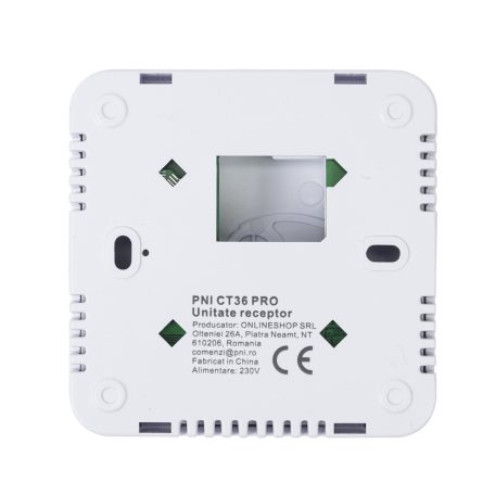 PNI 1 zónás WiFi-s termosztát beltéri vezérlővel (PNI-CT36PRO)