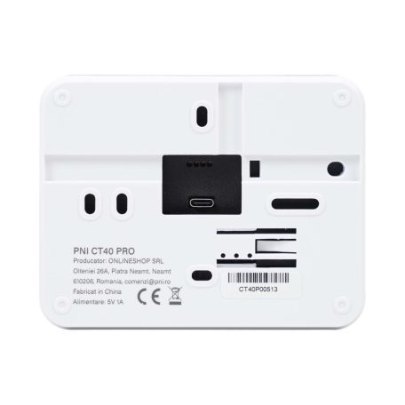PNI Intelligens WiFi-s termosztát beltéri vezérlővel (PNI-CT40)