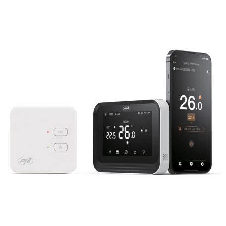 PNI Intelligens WiFi-s termosztát, kábeles beltéri vezérlővel (PNI-CT45)