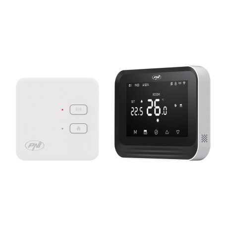 PNI Intelligens WiFi-s termosztát, kábeles beltéri vezérlővel (PNI-CT45)