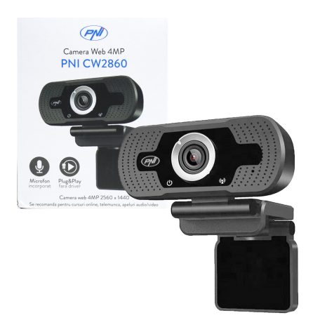 PNI SuperHd felbontású, univerzális, USB webkamera (PNI-CW2860)