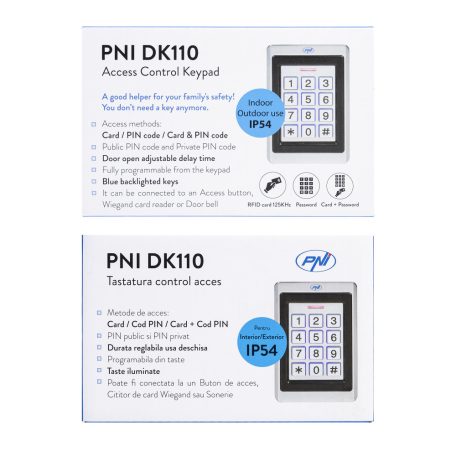 PNI Kültéri beléptető modul, 2 funkcióval (PNI-DK110)