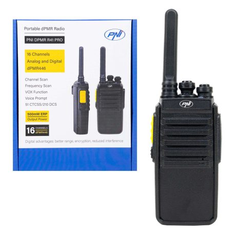 PNI 1 db-os dPMR akkus rádió adó/vevő, 16 csatornával (PNI-DPMR-R41)