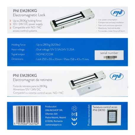 PNI Elektromos mágneszár (PNI-EM280KG)