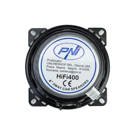 PNI 10cm-es, 3 utas autó hangszóró, 4Ohm, 80W (PNI-FI400)