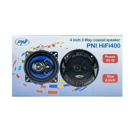 PNI 10cm-es, 3 utas autó hangszóró, 4Ohm, 80W (PNI-FI400)
