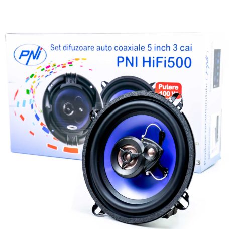 PNI 13cm-es, univerzális, 3 utas autó hangszóró, 4Ohm, 100W (PNI-FI500)