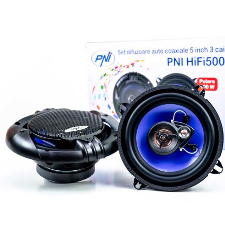 PNI 13cm-es, univerzális, 3 utas autó hangszóró, 4Ohm, 100W (PNI-FI500)