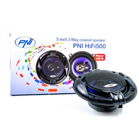PNI 13cm-es, univerzális, 3 utas autó hangszóró, 4Ohm, 100W (PNI-FI500)