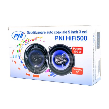 PNI 13cm-es, univerzális, 3 utas autó hangszóró, 4Ohm, 100W (PNI-FI500)