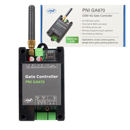PNI 4G SIM kártyás GSM kapunyitó vezérlő modul (PNI-GA670)