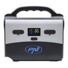 PNI Hordozható napelemes akkubox, LED világítással, 2 konnektorral (PNI-GH-H200)