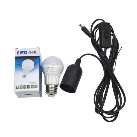 PNI Hordozható napelemes akkubox, LED világítással, 2 konnektorral (PNI-GH-H200)