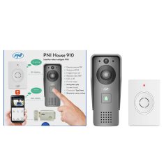   PNI FullHd Wi-Fi-s IP kaputelefon, vezeték nélküli csengővel (PNI-HOUSE910)