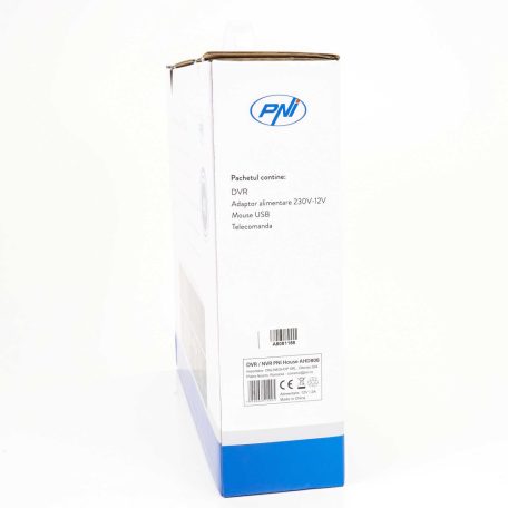 PNI 8 csatornás rögzítő, DVR, max. 8db 4Mp-es kameráig (PNI-HOUSEA808)
