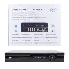  PNI 8 csatornás rögzítő, DVR, max. 8db 4K-s kameráig (PNI-HOUSEA880)