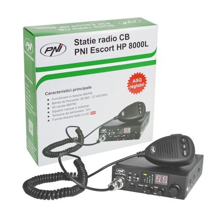 PNI CB rádió 12V, 40 csatornás AM/FM (PNI-HP8000L)