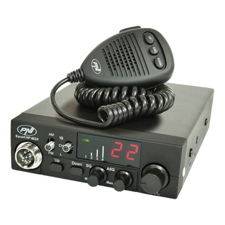 PNI CB rádió 12/24V, ASQ, AM/FM (PNI-HP8024)