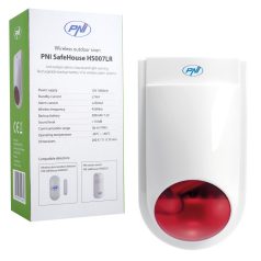   PNI Vezeték nélküli, kültéri fény és hangjelző sziréna PNI HS550 és HS650 központokhoz (PNI-HS007LR)