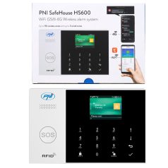   PNI WIFI/4G riasztórendszer, 2 érzékelővel, szirénával, Rfid kulccsal (PNI-HS600)