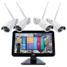 PNI 4 kamerás, 2.0MP-es FullHd, IP Wi-Fi szett LCD monitorral (PNI-HSWIFI650)