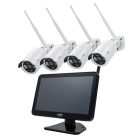 PNI 4 kamerás, 2.0MP-es FullHd, IP Wi-Fi szett LCD monitorral (PNI-HSWIFI650)