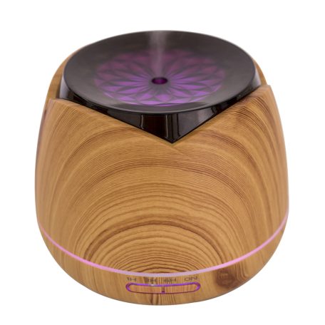 PNI Párásító készülék, diffúzor bambusz mintával, színes dekor megvilágítással, időzítővel (PNI-HU180)